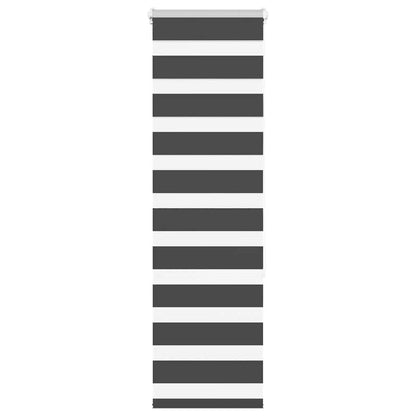 Zebra Blind Black 45x150 cm Fabric Width 40.9 cm Polyester