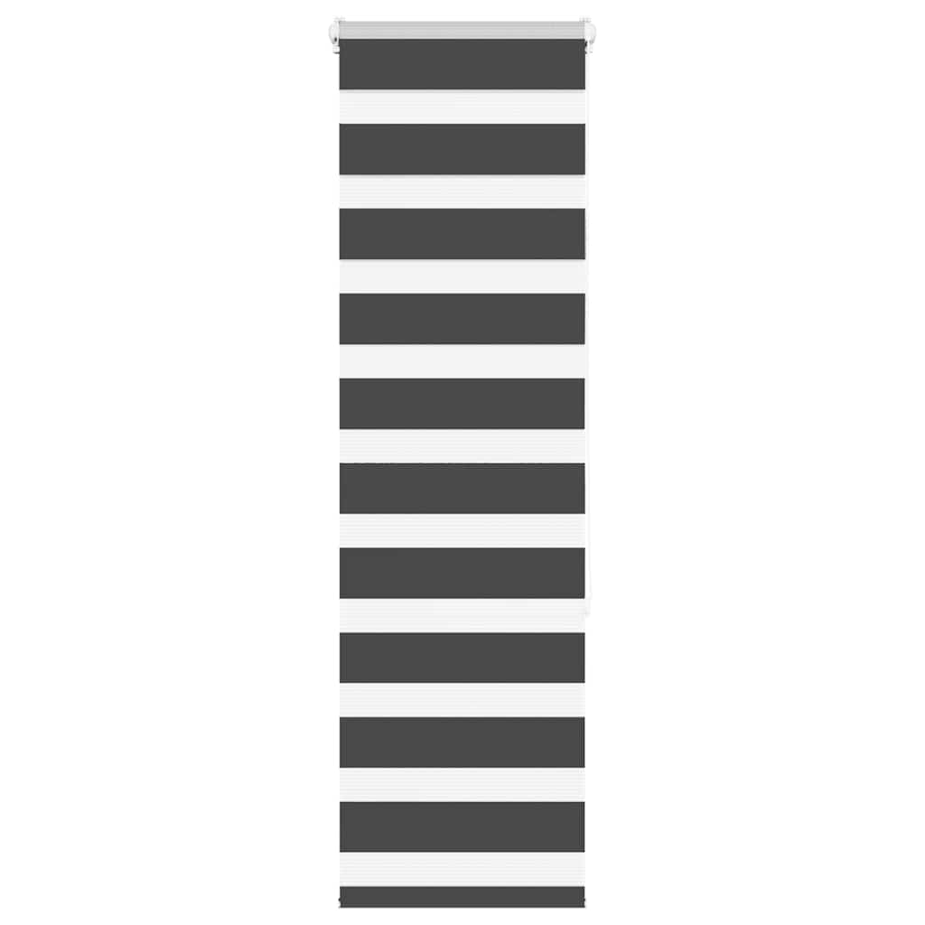 Zebra Blind Black 50x150 cm Fabric Width 45.9 cm Polyester