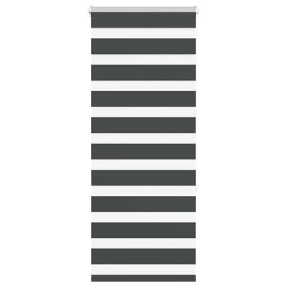 Zebra Blind Black 55x150 cm Fabric Width 50.9 cm Polyester
