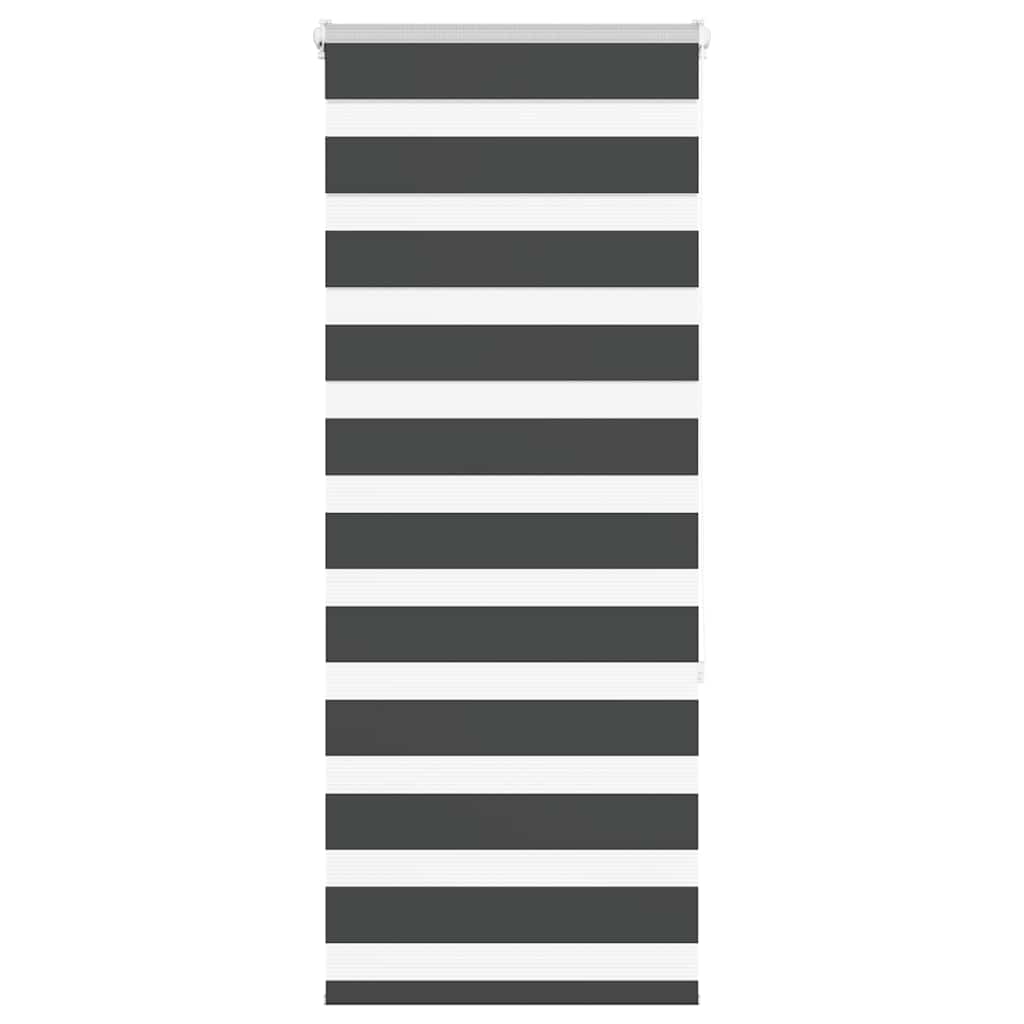 Zebra Blind Black 60x150 cm Fabric Width 55.9 cm Polyester