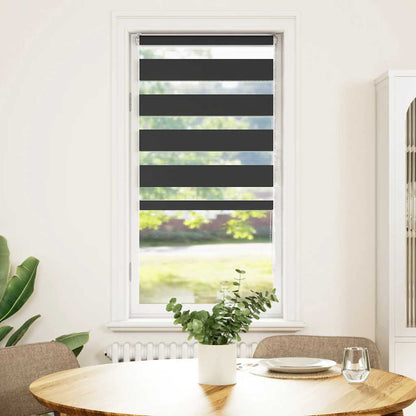 Zebra Blind Black 65x150 cm Fabric Width 60.9 cm Polyester