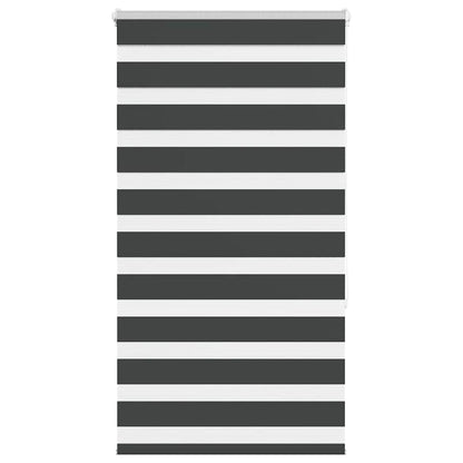 Zebra Blind Black 75x150 cm Fabric Width 70.9 cm Polyester