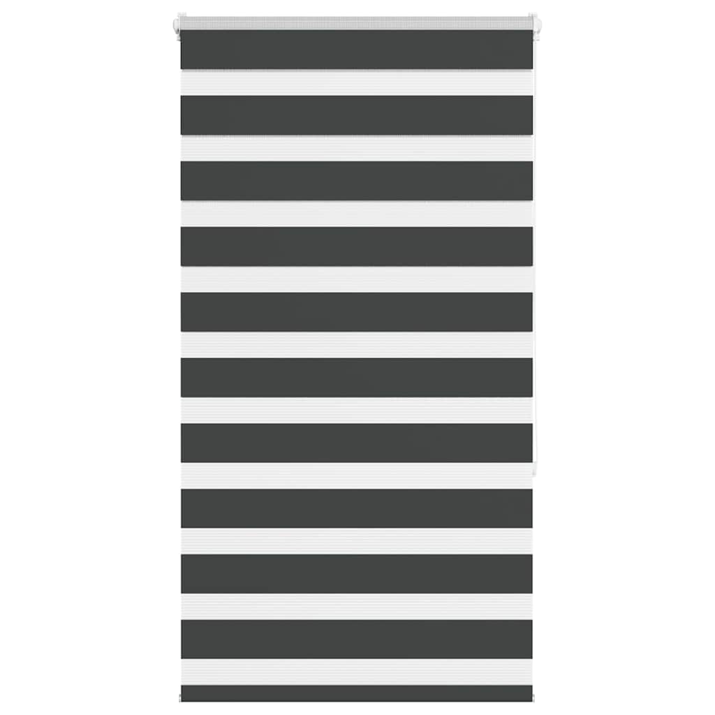 Zebra Blind Black 80x150 cm Fabric Width 75.9 cm Polyester