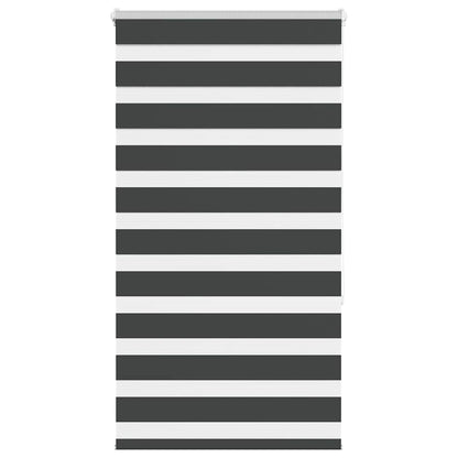 Zebra Blind Black 80x150 cm Fabric Width 75.9 cm Polyester
