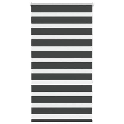 Zebra Blind Black 85x150 cm Fabric Width 80.9 cm Polyester