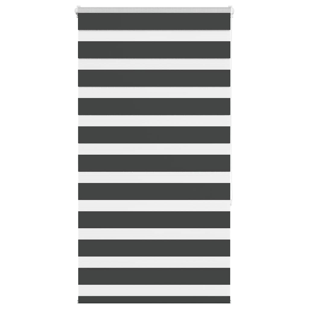 Zebra Blind Black 85x150 cm Fabric Width 80.9 cm Polyester