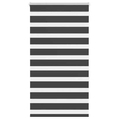 Zebra Blind Black 85x150 cm Fabric Width 80.9 cm Polyester