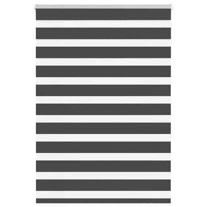 Zebra Blind Black 105x150 cm Fabric Width 100.9 cm Polyester
