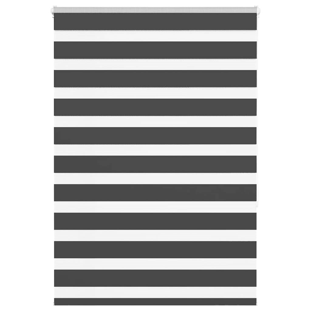 Zebra Blind Black 105x150 cm Fabric Width 100.9 cm Polyester