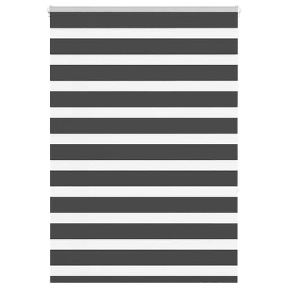 Zebra Blind Black 110x150 cm Fabric Width 105.9 cm Polyester