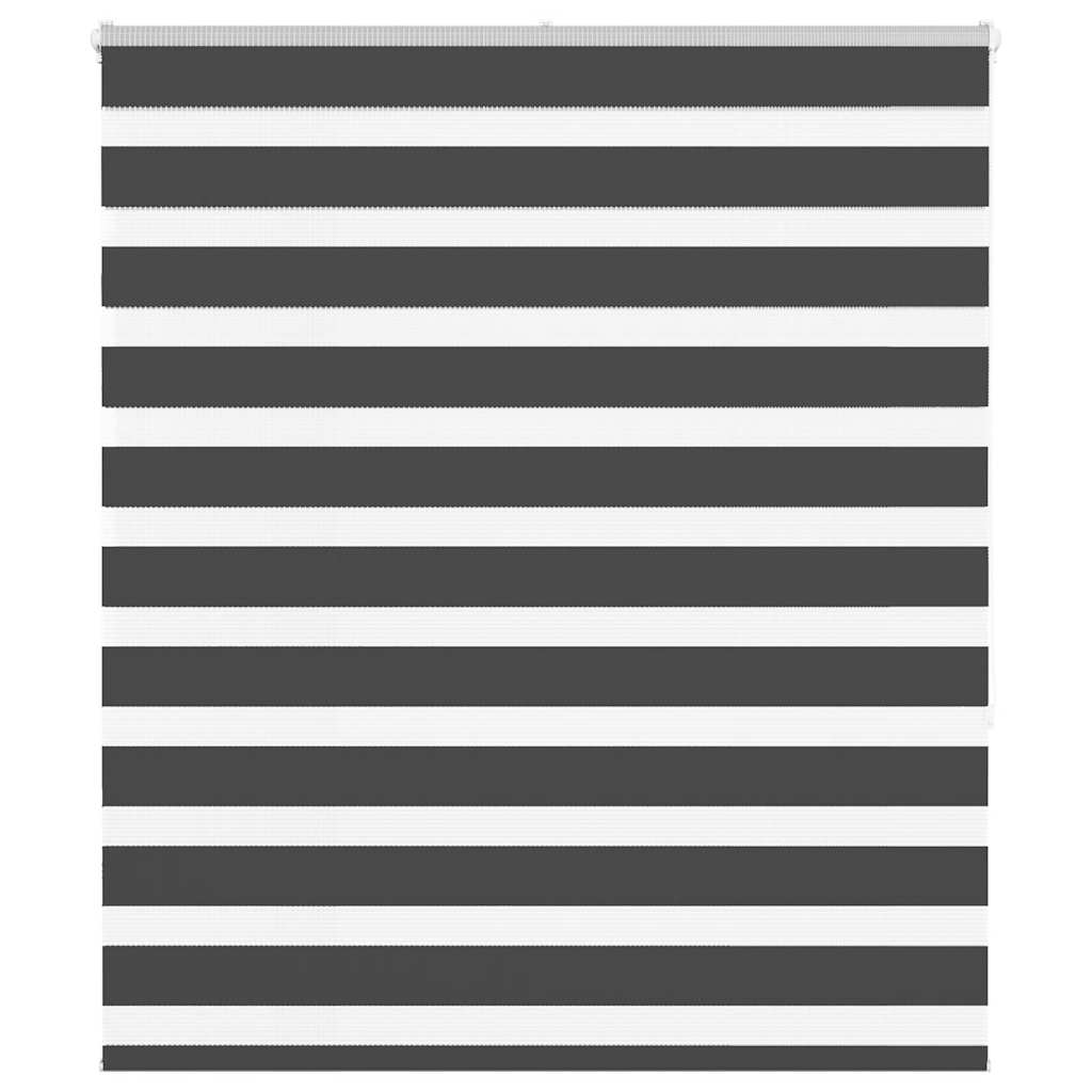 Zebra Blind Black 135x150 cm Fabric Width 130.9 cm Polyester