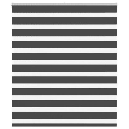 Zebra Blind Black 135x150 cm Fabric Width 130.9 cm Polyester