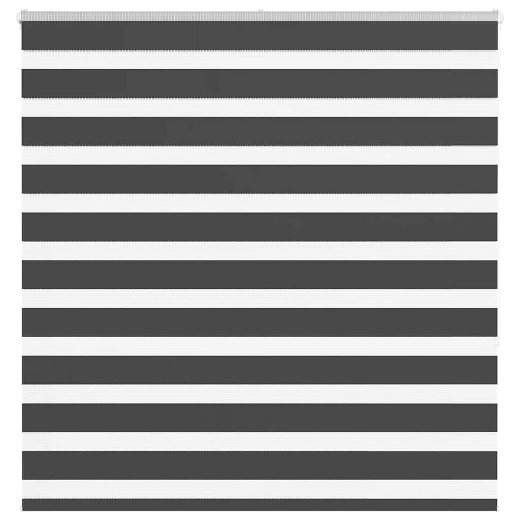 Zebra Blind Black 145x150 cm Fabric Width 140.9 cm Polyester