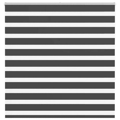 Zebra Blind Black 145x150 cm Fabric Width 140.9 cm Polyester