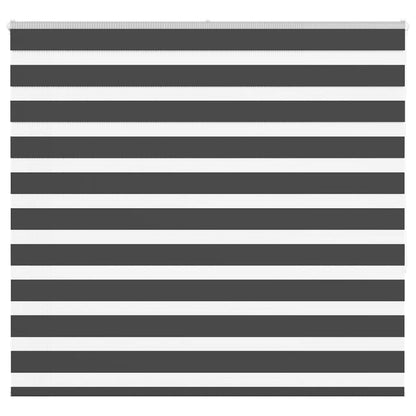 Zebra Blind Black 160x150 cm Fabric Width 155.9 cm Polyester