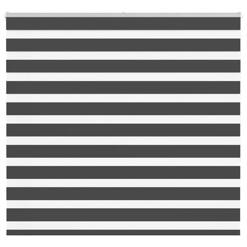 Zebra Blind Black 160x150 cm Fabric Width 155.9 cm Polyester