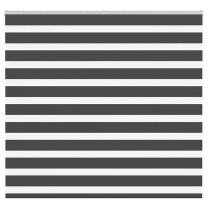 Zebra Blind Black 160x150 cm Fabric Width 155.9 cm Polyester