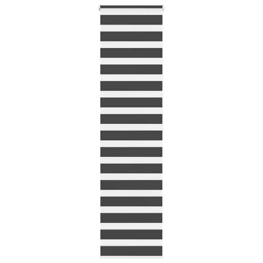 Zebra Blind Black 60x200 cm Fabric Width 55.9 cm Polyester