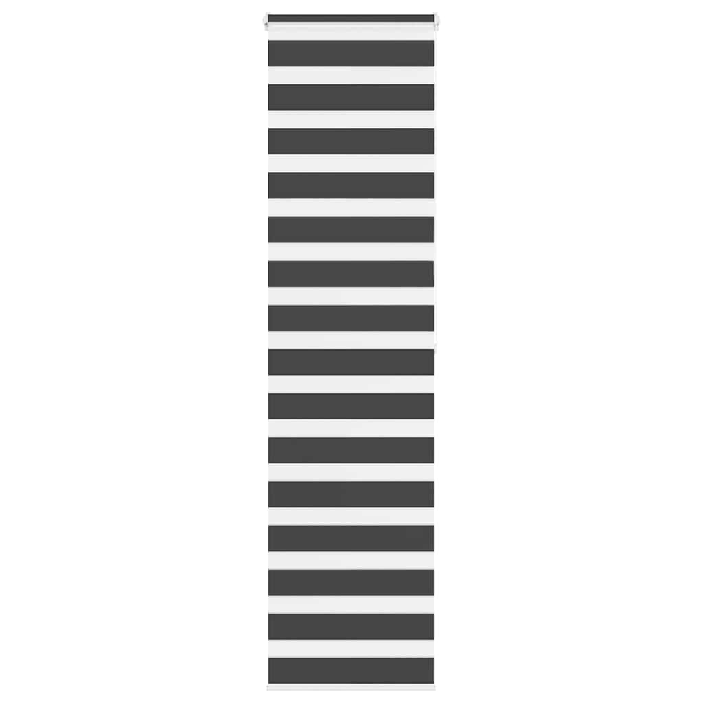Zebra Blind Black 60x200 cm Fabric Width 55.9 cm Polyester