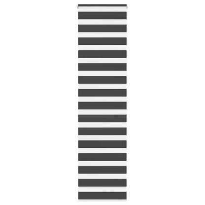 Zebra Blind Black 60x200 cm Fabric Width 55.9 cm Polyester