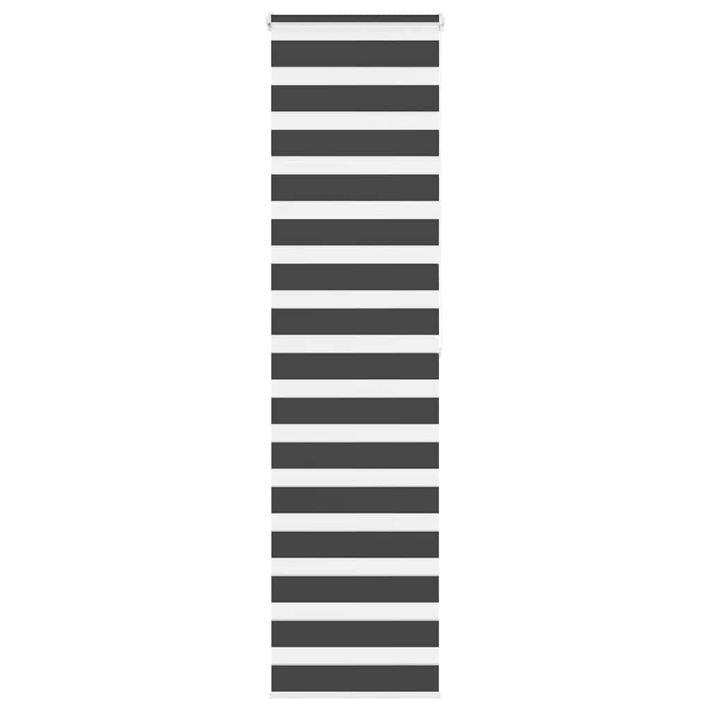 Zebra Blind Black 65x200 cm Fabric Width 60.9 cm Polyester
