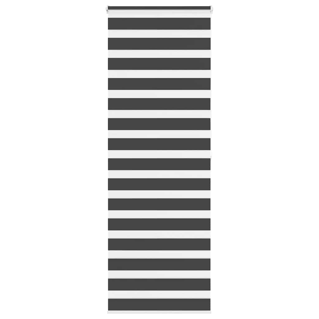 Zebra Blind Black 80x200 cm Fabric Width 75.9 cm Polyester