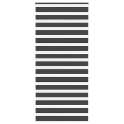 Zebra Blind Black 95x200 cm Fabric Width 90.9 cm Polyester