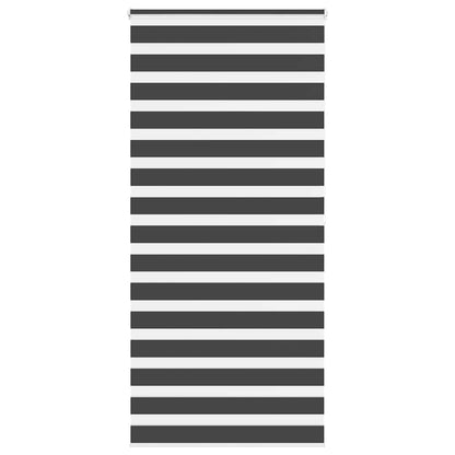 Zebra Blind Black 100x200 cm Fabric Width 95.9 cm Polyester