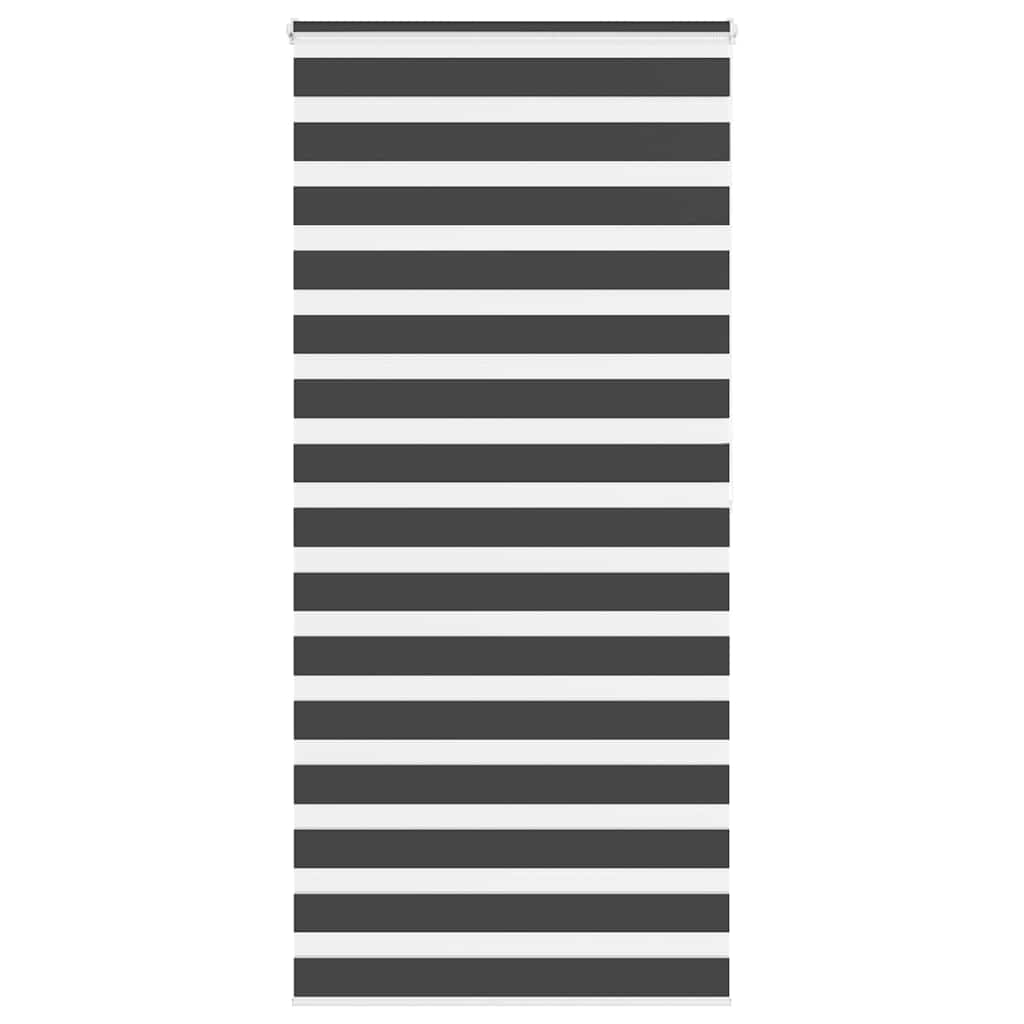 Zebra Blind Black 105x200 cm Fabric Width 100.9 cm Polyester