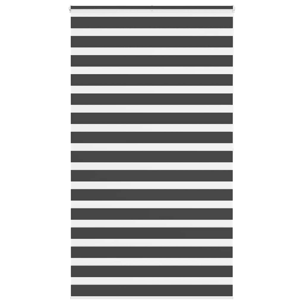 Zebra Blind Black 120x200 cm Fabric Width 115.9 cm Polyester
