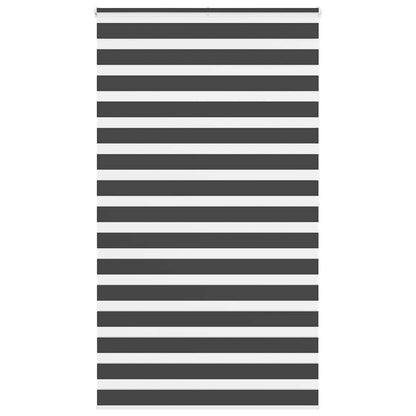 Zebra Blind Black 120x200 cm Fabric Width 115.9 cm Polyester