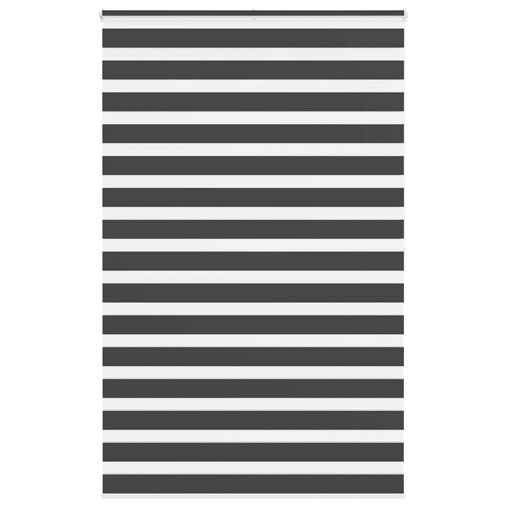 Zebra Blind Black 145x200 cm Fabric Width 140.9 cm Polyester