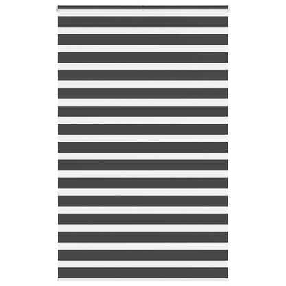 Zebra Blind Black 145x200 cm Fabric Width 140.9 cm Polyester