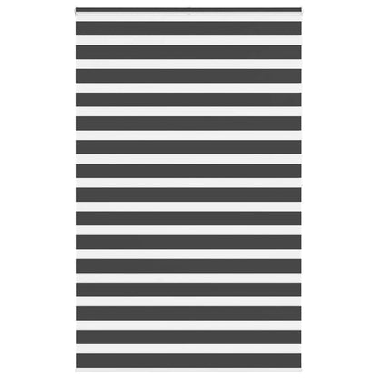 Zebra Blind Black 150x200 cm Fabric Width 145.9 cm Polyester