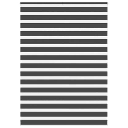 Zebra Blind Black 155x200 cm Fabric Width 150.9 cm Polyester