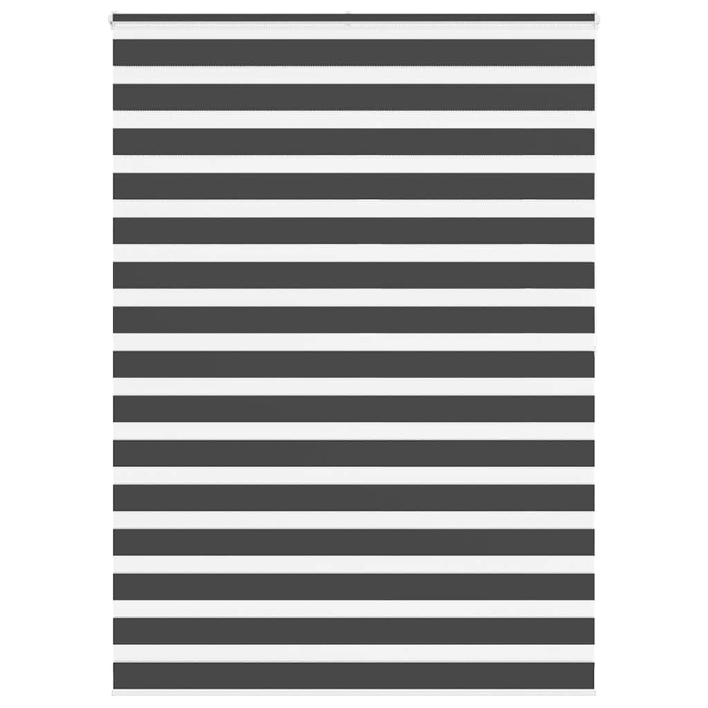 Zebra Blind Black 155x200 cm Fabric Width 150.9 cm Polyester