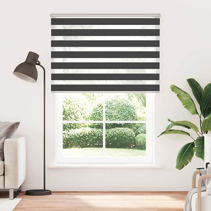 Zebra Blind Black 165x200 cm Fabric Width 160,9 cm Polyester