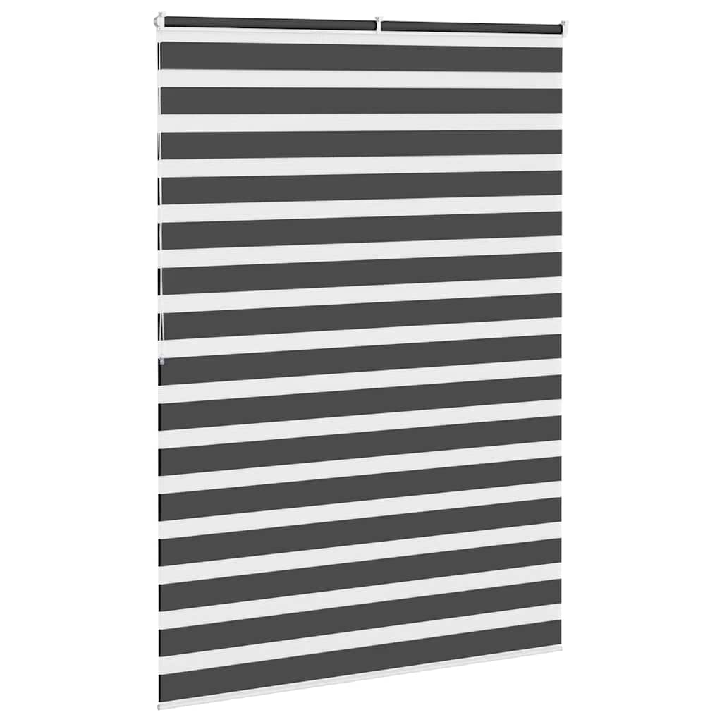 Zebra Blind Black 165x200 cm Fabric Width 160,9 cm Polyester