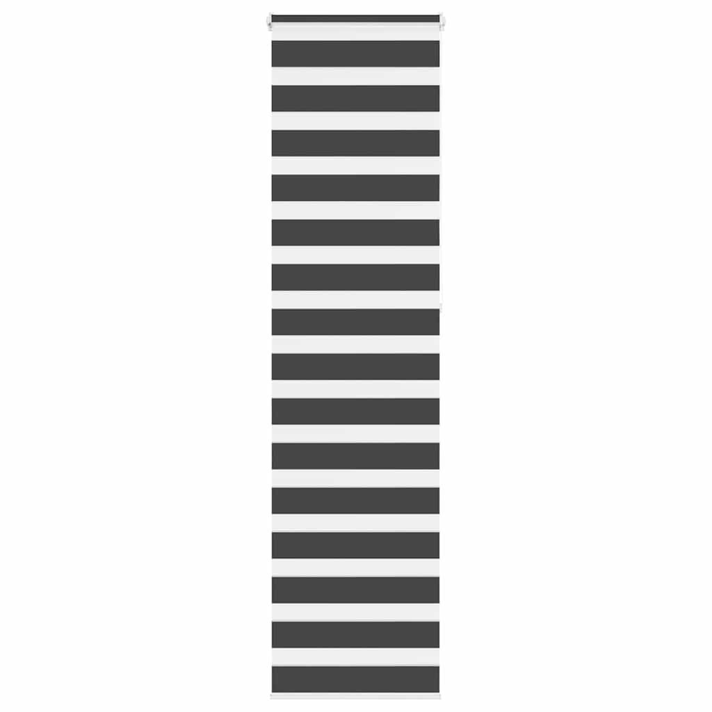 Zebra Blind Black 55x230 cm Fabric Width 50.9 cm Polyester