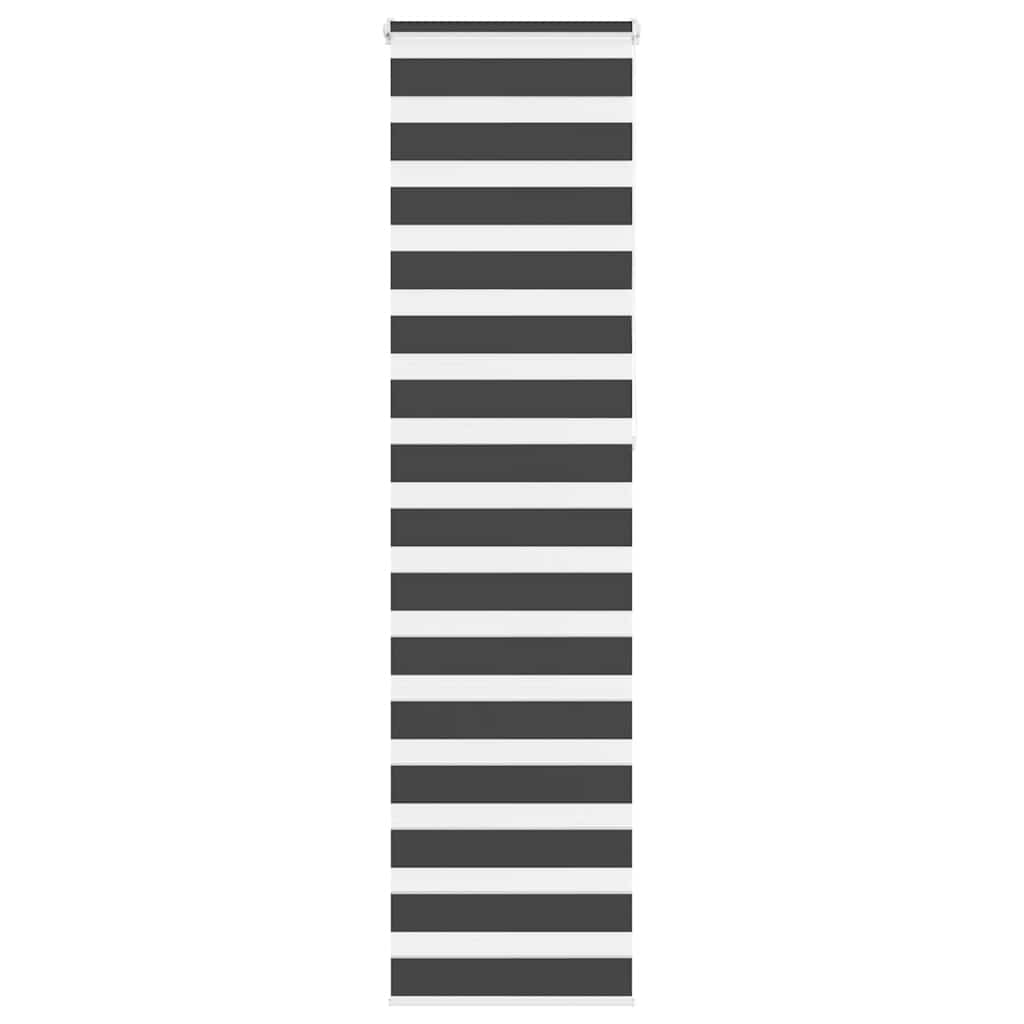 Zebra Blind Black 65x230 cm Fabric Width 60.9 cm Polyester
