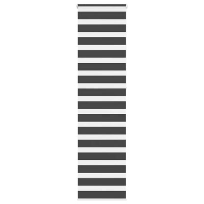 Zebra Blind Black 65x230 cm Fabric Width 60.9 cm Polyester