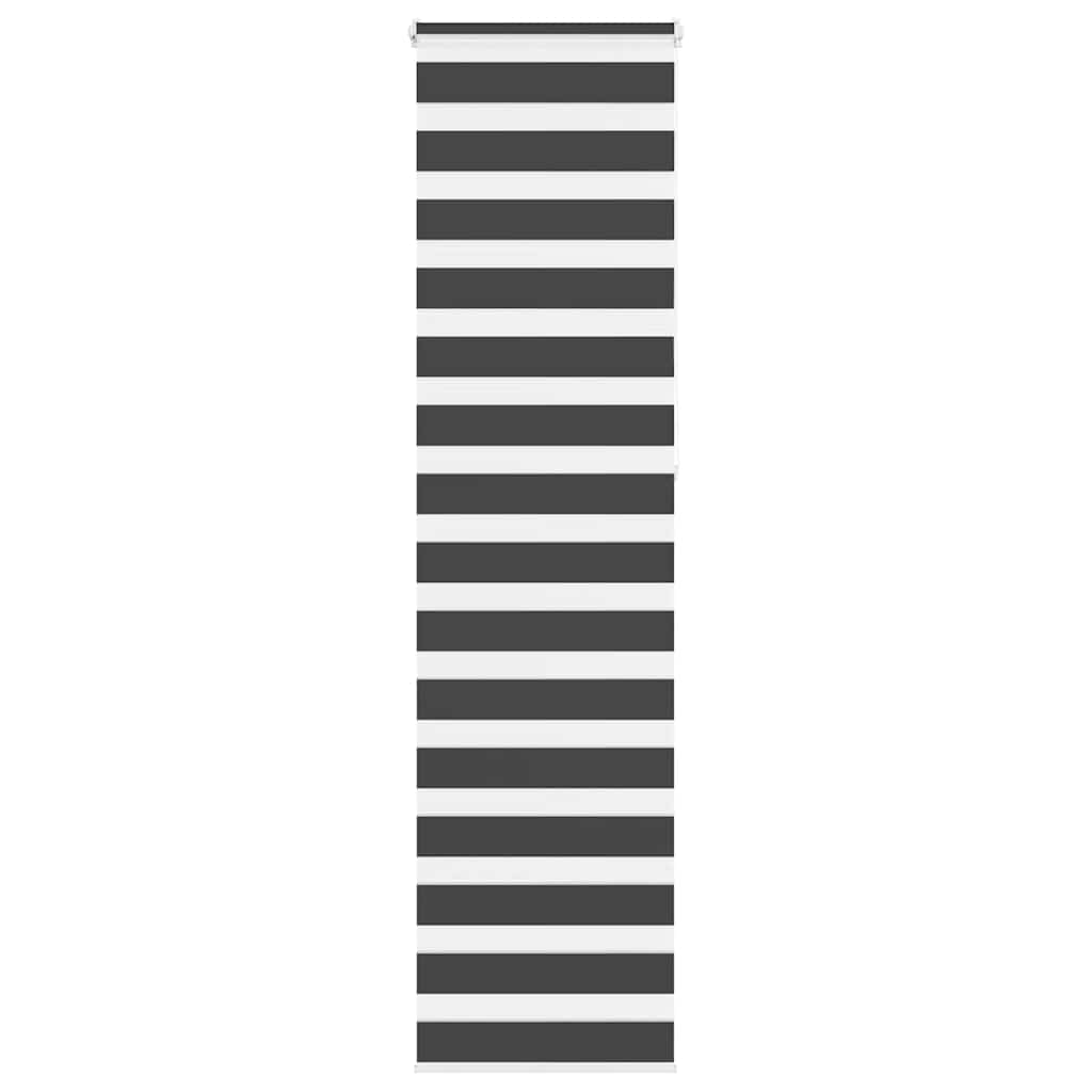 Zebra Blind Black 65x230 cm Fabric Width 60.9 cm Polyester
