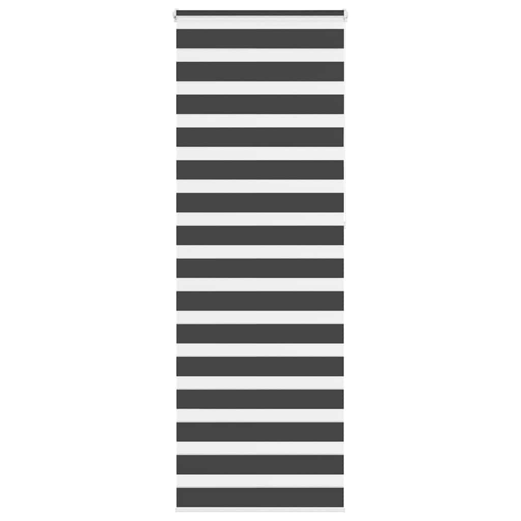 Zebra Blind Black 85x230 cm Fabric Width 80.9 cm Polyester