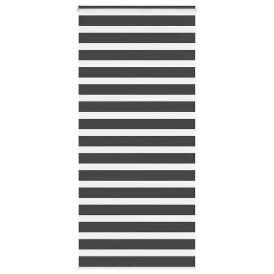 Zebra Blind Black 95x230 cm Fabric Width 90.9 cm Polyester