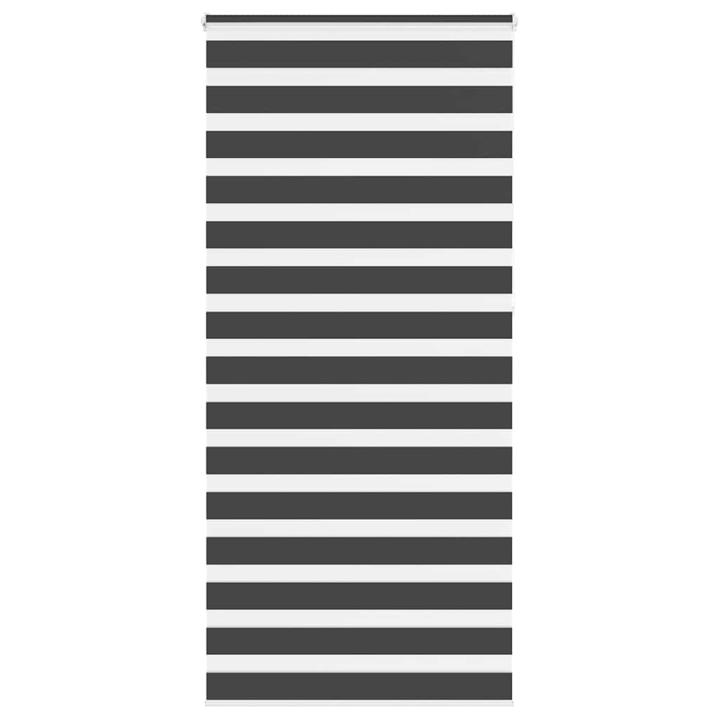 Zebra Blind Black 100x230 cm Fabric Width 95.9 cm Polyester