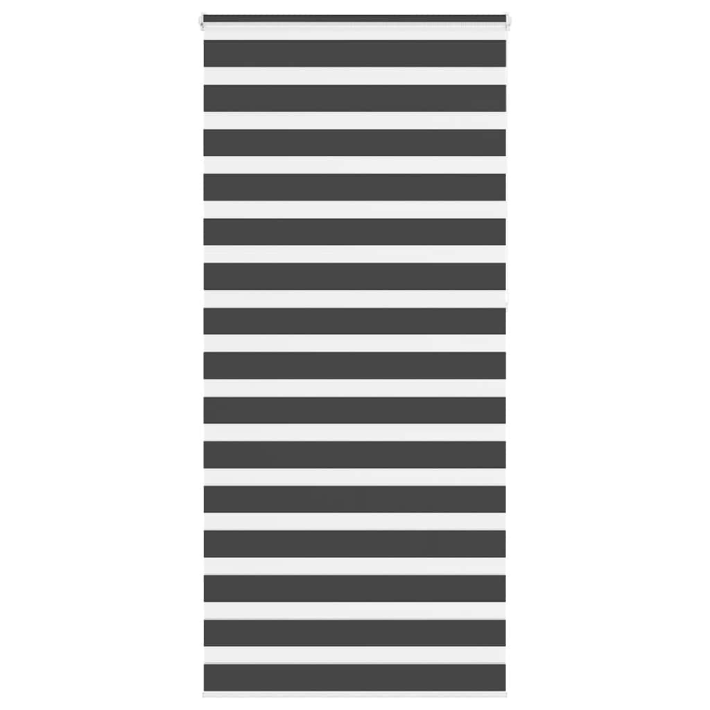 Zebra Blind Black 115x230 cm Fabric Width 110.9 cm Polyester