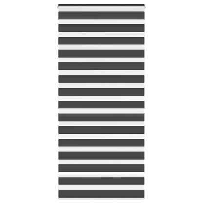 Zebra Blind Black 115x230 cm Fabric Width 110.9 cm Polyester
