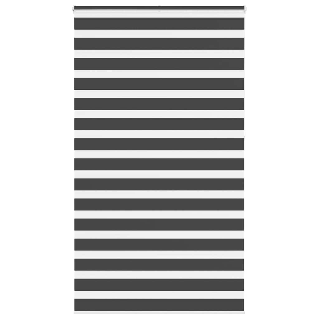 Zebra Blind Black 120x230 cm Fabric Width 115.9 cm Polyester