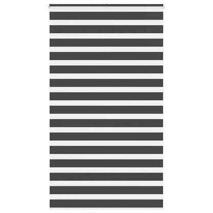 Zebra Blind Black 120x230 cm Fabric Width 115.9 cm Polyester