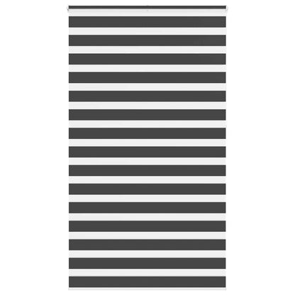 Zebra Blind Black 130x230 cm Fabric Width 125.9 cm Polyester